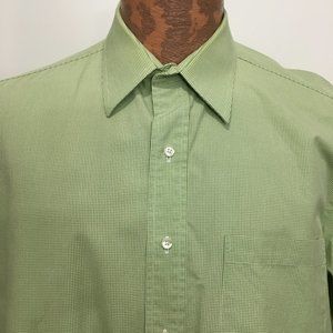 Brooks Brothers 16 1/2 - 2 Green & White Shirt